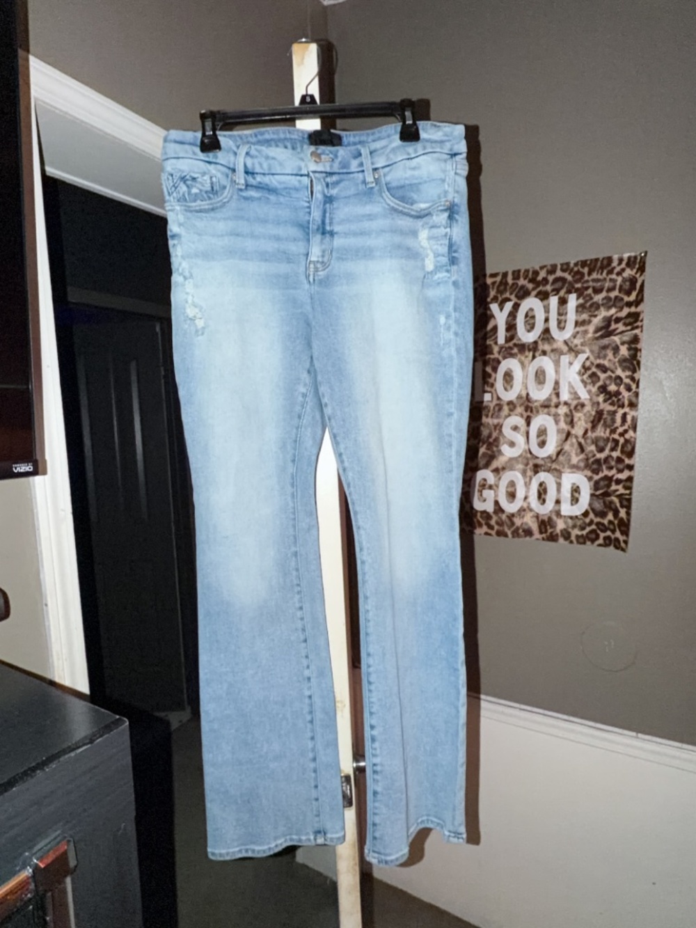 Buckle Black Women Jeans